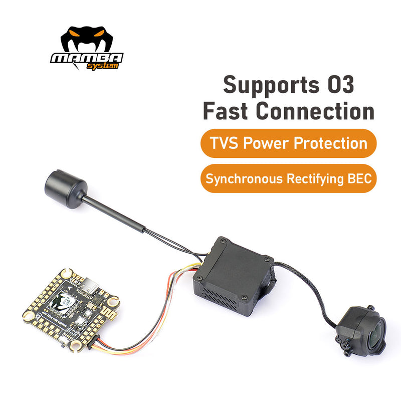 MAMBA MK4 F722 APP <WIFI&DJI> 45A/F55A/F65A_128K 3-6S Flight Controller Stack 30mm/M3