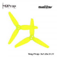 HQ Durable Prop T3x1.8 Yellow ( 2CW+2CCW) 3Blades-PolyCarbonate