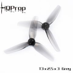 HQ Durable Prop T3X2.5Grey ( 2CW+2CCW) 3Blades -Poly Carbonate