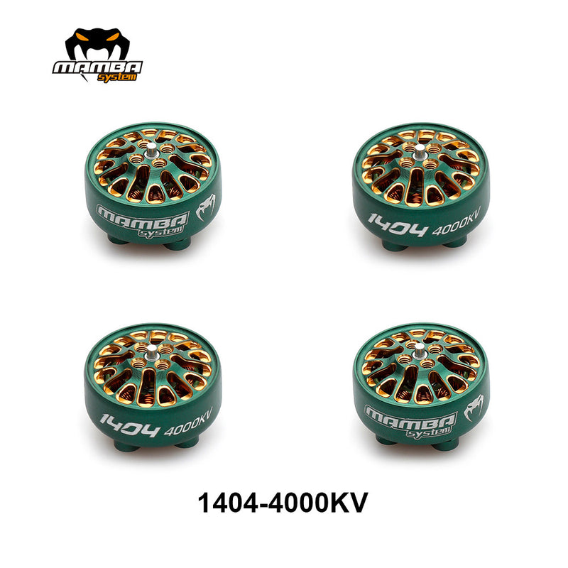 MAMBA TOKA 1404 3000KV/4000KV Racing Motor Зеленый