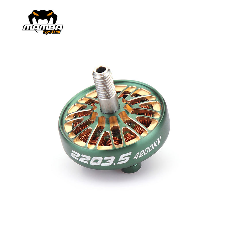 MAMBA TOKA 2203.5 1650KV/2200KV/2650KV/3300KV/4200KV Racing Motor Green