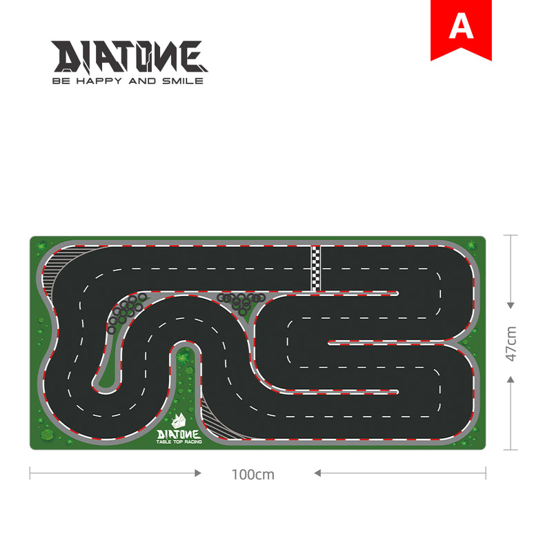 Mouse pad mini car table top racing track （1/PCS）