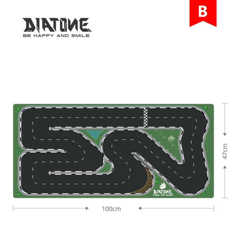 Mouse pad mini car table top racing track （1/PCS）