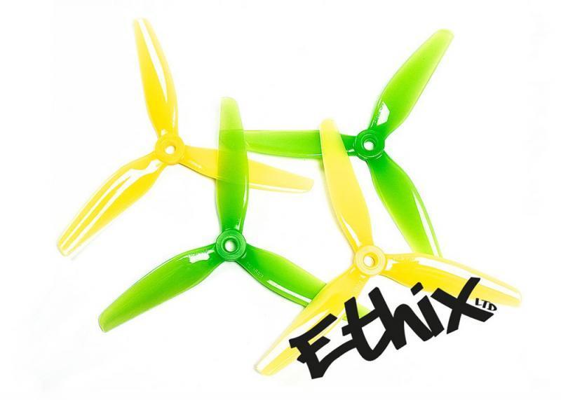 HQ Ethix S4 Lemon Lime (2CW+2CCW)-Poly Carbonate Propellers