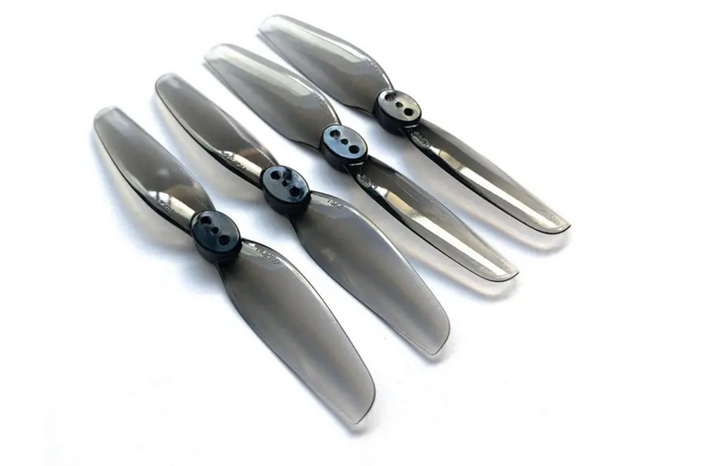 HQprop 2-Blades Durable Propellers T3X2 Grey （2CW+2CCW)-Poly Carbonate