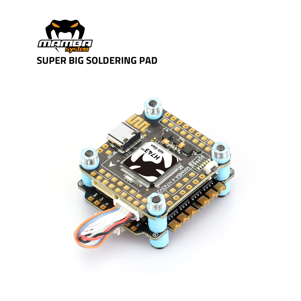 MAMBA MK4 H743 V2 55A/65A 128K Flight Control Stack 30mm/M3
